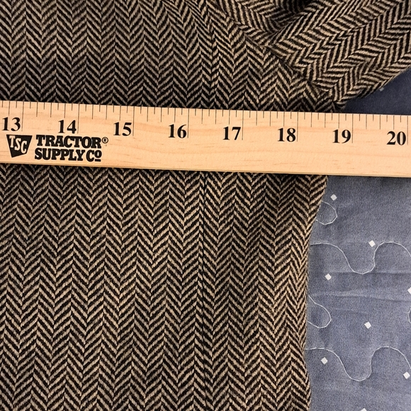 Jillian Jones brown 100% wool trench coat size 8 - Picture 5 of 5